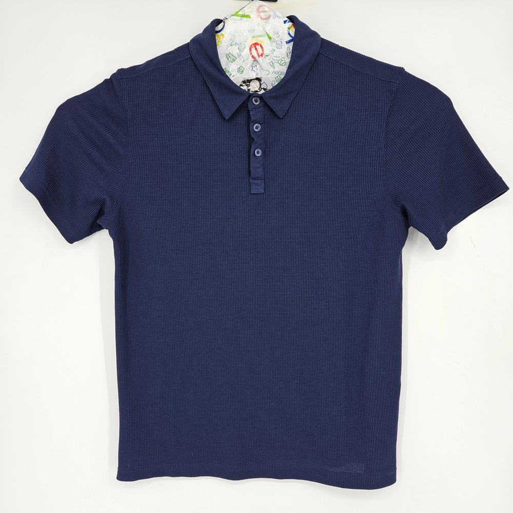 Municipal Polo Shirt Mens Large Performance Sport Utility Gear Blue Short Sleeve